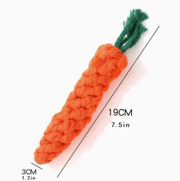 Wortelvormig Knoop Speeltje voor Huisdieren